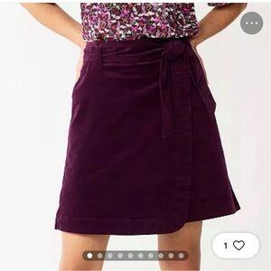 Elegant Purple Mini Women's Skirt